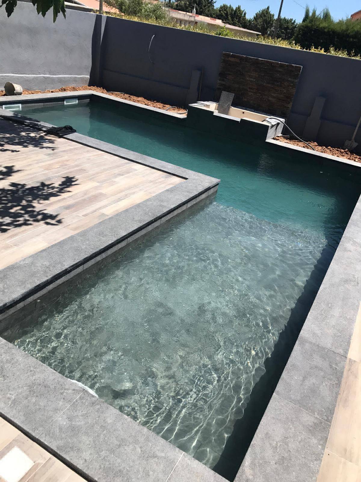 piscine béton à la Cadière-d’Azur proche de Toulon