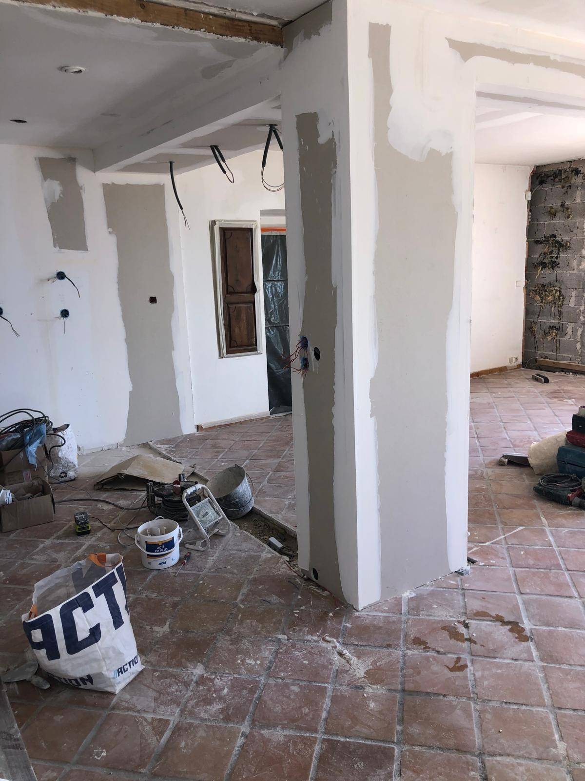 rénovation complète d'un appartement à Sanary sur mer