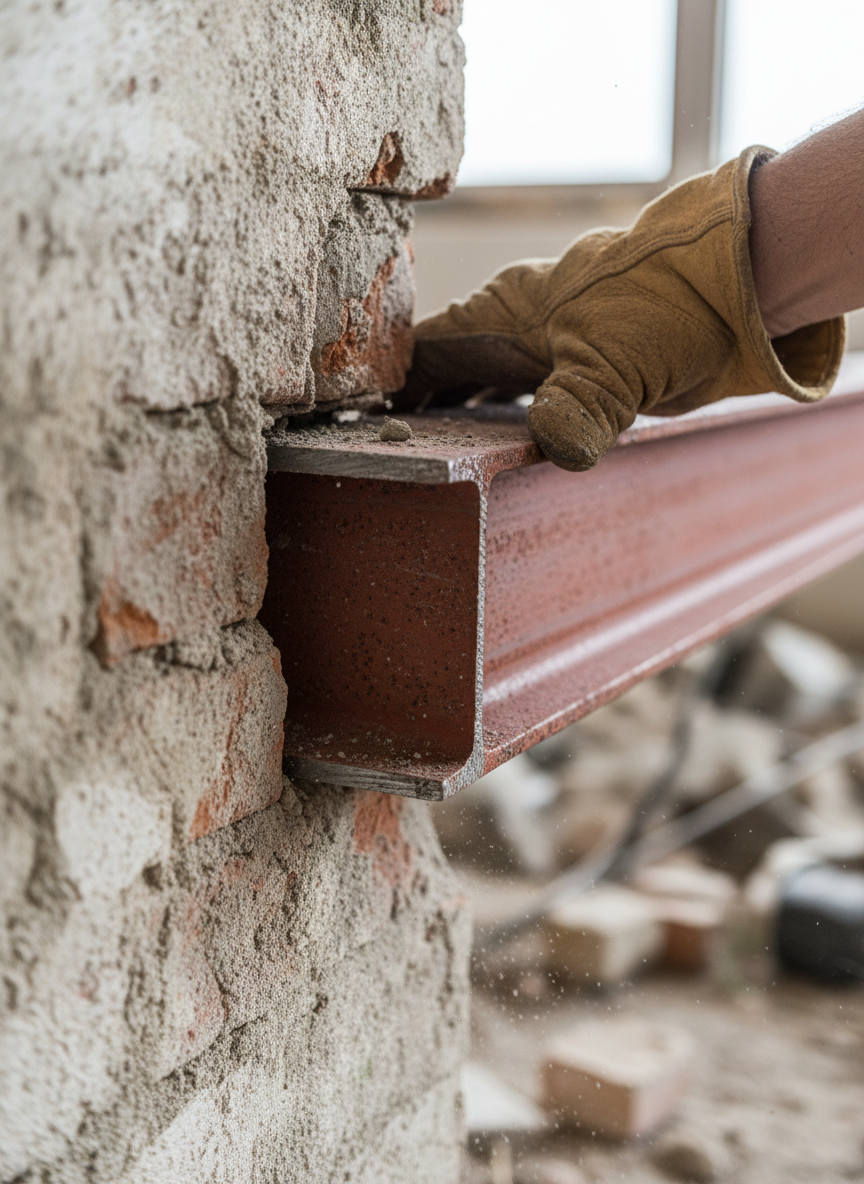 pose d'IPN et ouverture d'un mur porteur à la Seyne sur mer