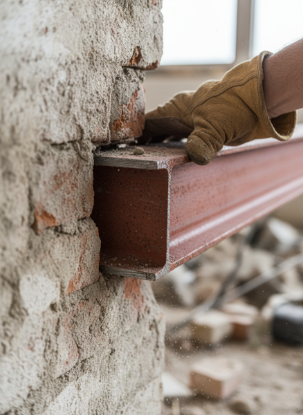 Création de murs porteurs avec IPN dans une villa à Sanary sur mer