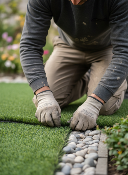 Aménagement extérieur avec réalisation de muret, décoration allée à Sanary sur mer